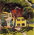 Macke, August: Staudacherhaus in Tegernsee