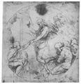 Raffael: Chigi-Kapelle, Studie, Christus in der Vorh�lle