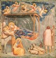 Giotto di Bondone: Fresken in der Arenakapelle in Padua, Szene: Geburt Christi