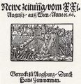 Zimmermann, Hans: Nachricht aus Wien, 21. August 1566