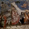 Giotto di Bondone: Fresken in der Arenakapelle in Padua, Szene: Flucht nach �gypten