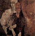 Schiele, Egon: Selbstseher oder Tod und Mann