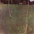 Klimt, Gustav: Bauernhaus mit Birken (Junge Birken)