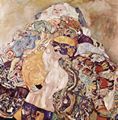 Klimt, Gustav: Baby (Wiege)