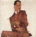 Schiele, Egon: Portr�t des Arthur R�ssler