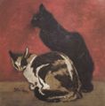 Steinlen, Theophile Alexandre: Katzen