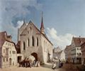 Neher, Michael: Ulm, Barf��erkirche von der Hirschgasse aus