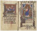 Unbekannter Buchmaler des Vatikans: Fragment aus einem Stundenbuch