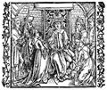 D�rer, Albrecht: Illustration zum »Der Ritter vom Turn«, Szene: Salomos Urteil