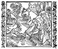 D�rer, Albrecht: Illustration zum »Der Ritter vom Turn«, Szene: Auffindung Mosis