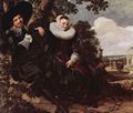 Hals, Frans: Verheiratetes junges Paar in einem Garten