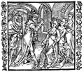 D�rer, Albrecht: Illustration zum »Der Ritter vom Turn«, Szene: Herodes ersticht seine Frau
