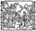 D�rer, Albrecht: Illustration zum »Der Ritter vom Turn«, Szene: Der Sohn des Kaisers befreit Catonet