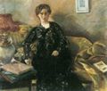 Corinth, Lovis: Portr�t Frau Korfiz Holm