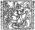 D�rer, Albrecht: Illustration zum »Der Ritter vom Turn«, Szene: Jehu enthauptet Isabel
