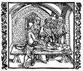 D�rer, Albrecht: Illustration zum »Der Ritter vom Turn«, Szene: Nach dem Tode einer unbu�fertigen Frau findet man eine Kr�te auf ihrem Herzen