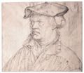 Aldegrever, Heinrich: Portr�t eines b�rtigen Mannes mit flachem Hut