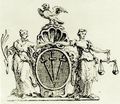 Hogarth, William: Exlibris f�r ein Mitglied der Familie Paulet