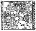 D�rer, Albrecht: Illustration zum »Der Ritter vom Turn«, Szene: Zerst�rung von Sodom und Gomorrha