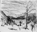 Corinth, Lovis: Walchensee im Nebel