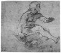 Raffael: Transfiguration, Studie, Figurenstudie zum Hl. Matth�us