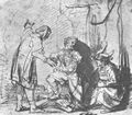 Rembrandt Harmensz. van Rijn: Joseph deutet seinen Mitgefangenen Tr�ume
