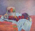 Gauguin, Paul: Stillleben mit Fr�chten, Korb und Messer