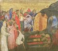 Daddi, Bernardo: Aus dem Leben des Hl. Stephanus: Auffindung der K�rper der Hl. Lucian, Abibus, Nikodemus und Stephanus