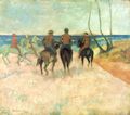 Gauguin, Paul: Reiter am Strand
