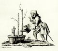 Hogarth, William: Katalog, Schlussvignette zu dem Katalog einer Ausstellung in der Society of Artists in Spring Gardens