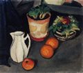 Macke, August: Stillleben mit Milchkrug und Blumen