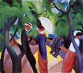 Macke, August: Promenade