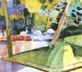 Macke, August: Flamingos im Zoo