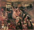 Corinth, Lovis: Im Schlachthaus
