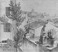 Naeke, Gustav Heinrich: Aussicht �ber die D�cher von Rom
