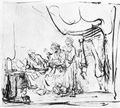 Rembrandt Harmensz. van Rijn: Sarah f�hrt Hagar Abraham zu