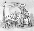 Rembrandt Harmensz. van Rijn: Isaak segnete Jakob