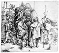 D�rer, Albrecht: Die Landsknechte und der orientalische Reiter