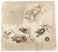 Leonardo da Vinci: Skizzenblatt