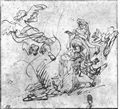 Rembrandt Harmensz. van Rijn: Das Opfer Manoahs