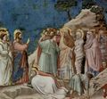 Giotto di Bondone: Fresken in der Arenakapelle in Padua, Szene: Die Erweckung des Lazarus