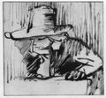 Rembrandt Harmensz. van Rijn: Junger schlafender Mann, am Tisch sitzend
