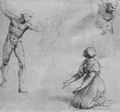 Raffael: Urteil des Salomo, Studie