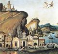 Palmezzano, Marco (und Gehilfen): Die Verk�ndigung mit einer Stadt am Meer [2]