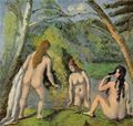 C�zanne, Paul: Drei badende Frauen
