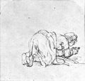 Rembrandt Harmensz. van Rijn: Studie zu Manoahs Weib