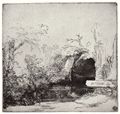 Rembrandt Harmensz. van Rijn: Der Kahn unter den B�umen