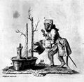 Hogarth, William: Schlussst�ck eines Bilderkataloges, der 1761 in Spring Gardens ausgestellt wurde