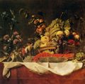 Snyders, Frans: Stillleben mit Blumen, Fr�chten und Vogelbeute