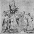 Raffael: Sala di Constantino, Studie, f�r die »Schenkung Konstantinst«, M�nnerakt